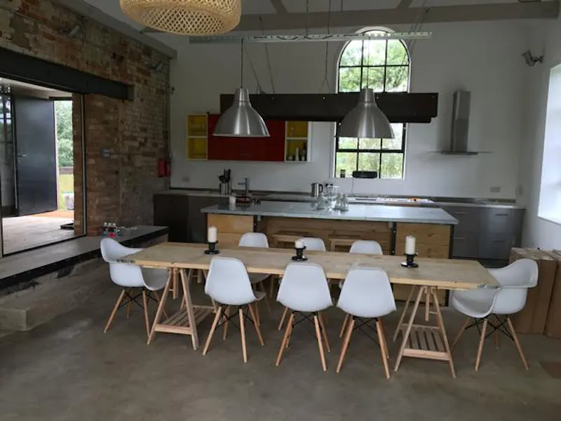 Exposed brick at Converted pump house in Norfolk, K414 (photo 2)