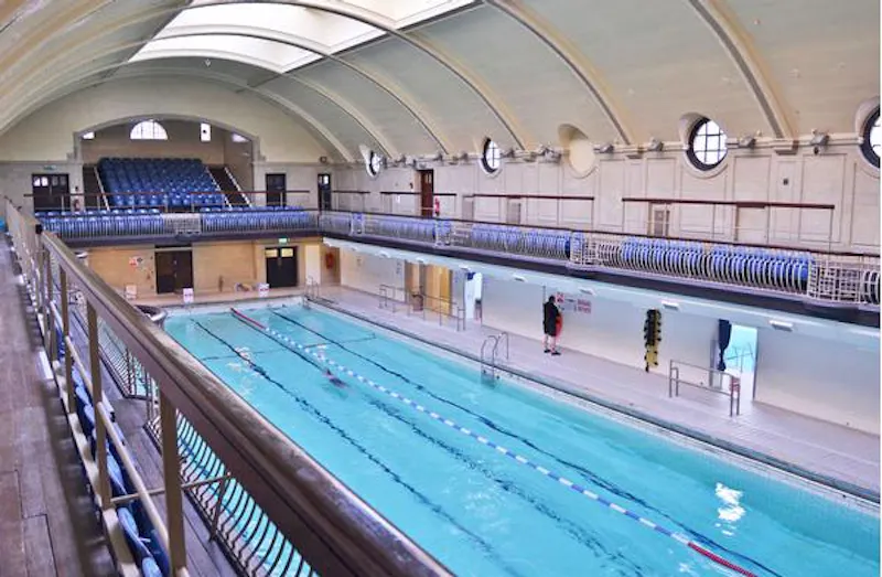Swimming pool - indoor at Art Deco Bayswater pool, Q117 (photo 3)