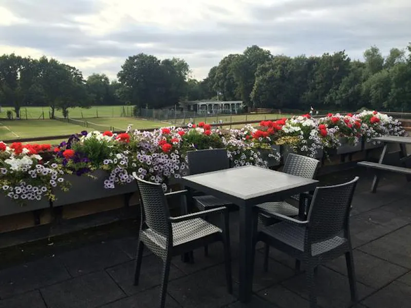 Terrace/Patio at Victorian sports club in Brentham, Q118 (photo 8)