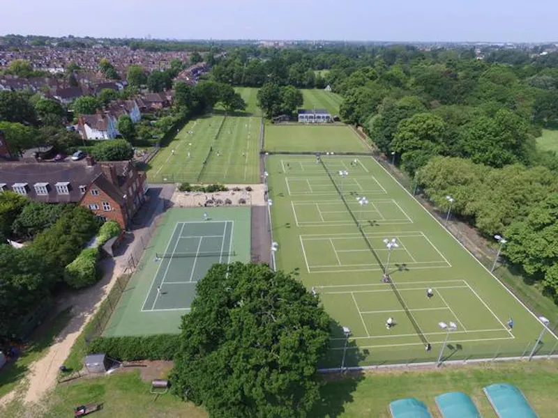 Tennis court at Victorian sports club in Brentham, Q118 (photo 9)