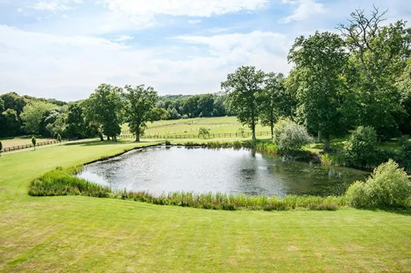 Lake at Beautiful Botley estate with lake, A1387 (photo 23)