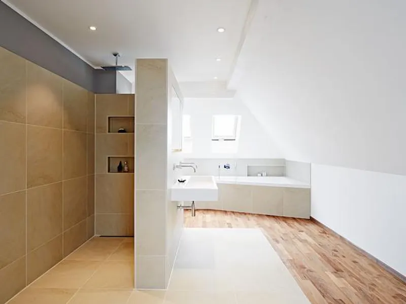 Bathroom at Modern Muswell Hill house, D2273 (photo 7)