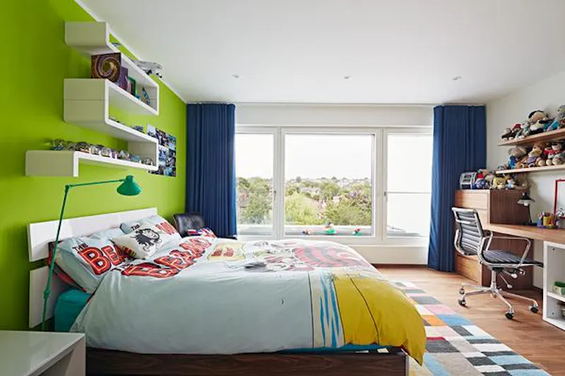 Bedroom at Modern Muswell Hill house, D2273 (photo 10)
