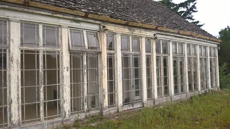 Glass at Fine Elizabethan half-timbered house, M298 (photo 11)