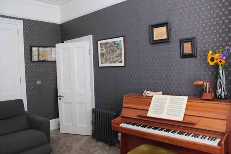 Piano at Colourful Stoke Newington home, B1739 (photo 2)