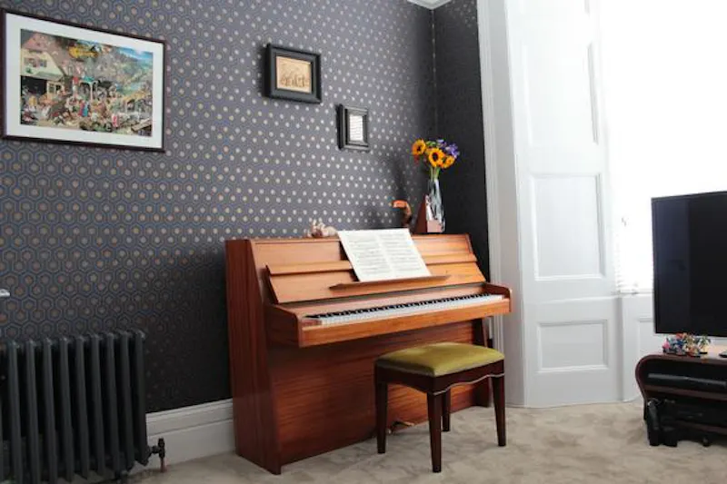 Piano at Colourful Stoke Newington home, B1739 (photo 3)