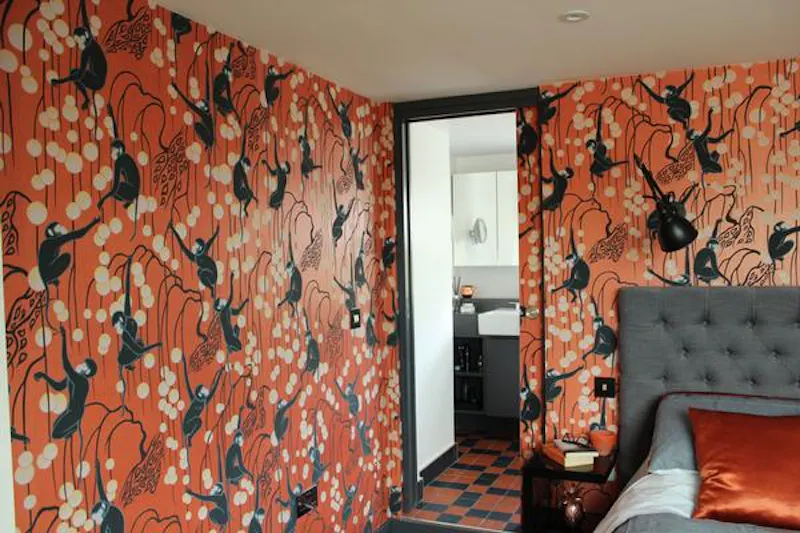 Wallpaper at Colourful Stoke Newington home, B1739 (photo 32)
