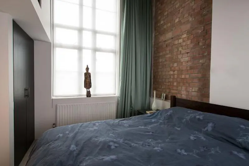 Bedroom at Clapton loft apartment, F1126 (photo 8)