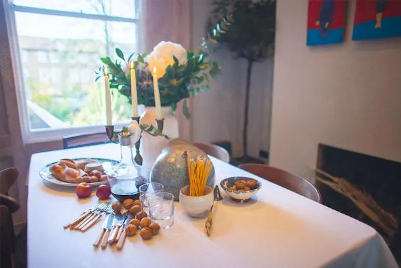 Dining room at On-trend Hackney apartment, F1129 (photo 8)