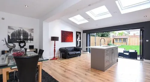 Open plan Wandsworth house, D2290
