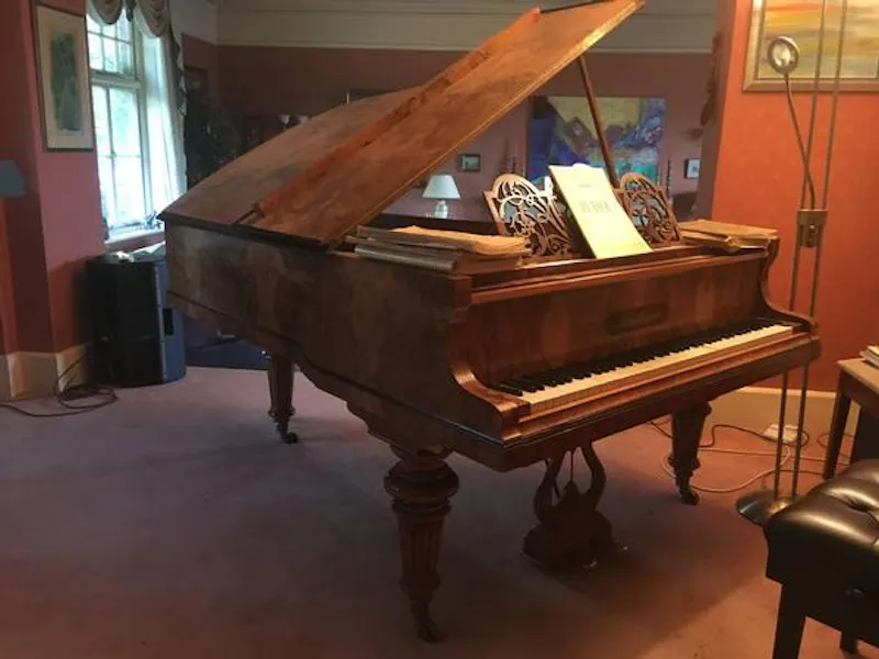 Piano at Stunning Syresham house, B1755 (photo 18)