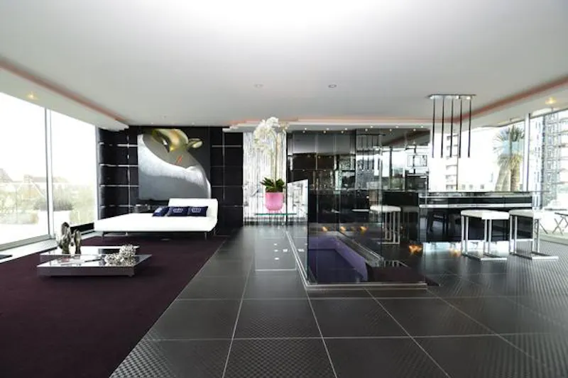 Living Room at Glossy Shoreditch penthouse, F1136 (photo 4)