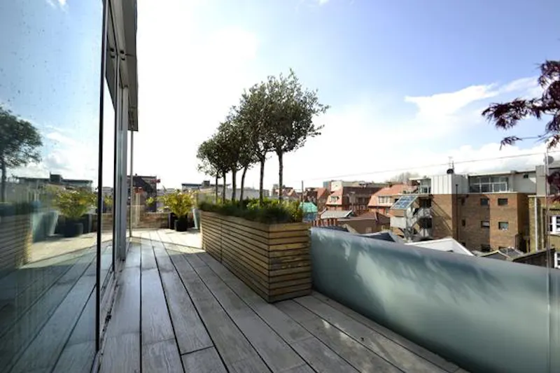 Terrace/Patio at Glossy Shoreditch penthouse, F1136 (photo 17)