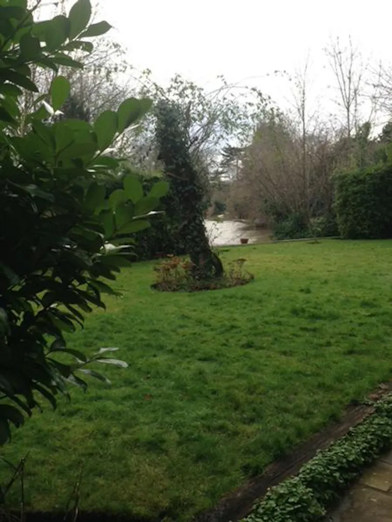 Garden at East Molesey river view house, B1759 (photo 21)