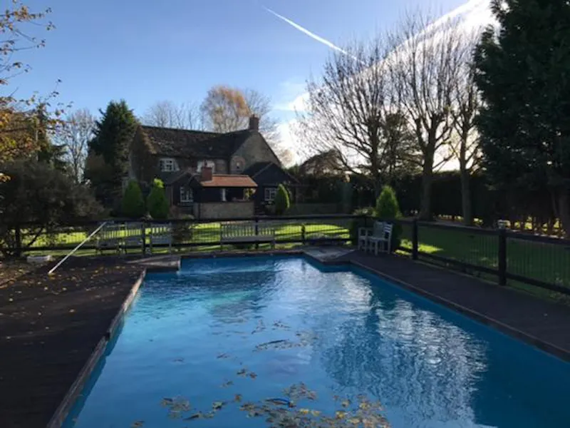 Swimming pool - outdoor at Faringdon farmhouse, B1762 (photo 52)
