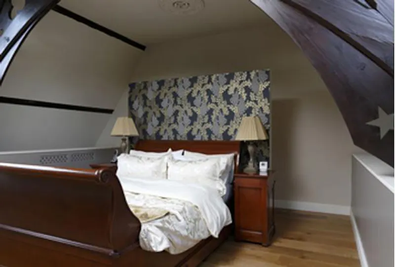 Bedroom at Converted chapel near Stroud, CH102 (photo 30)