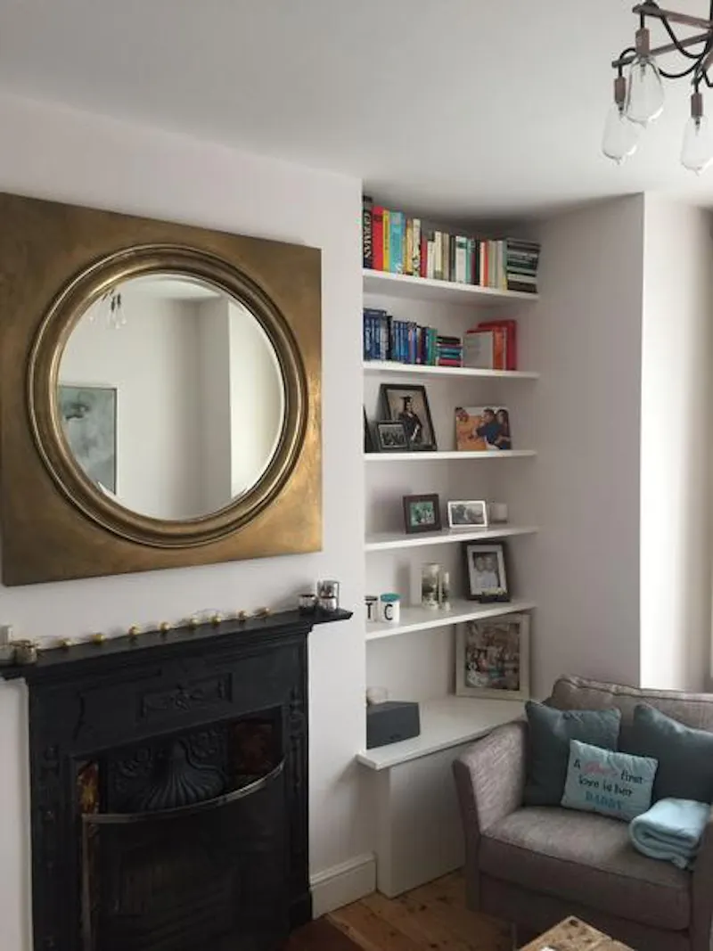 Fireplace at Garden flat in Balham, F1138 (photo 4)