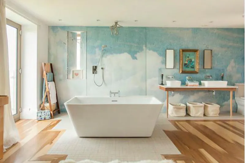 Bathroom at Pretty Portishead beach house, C877 (photo 18)
