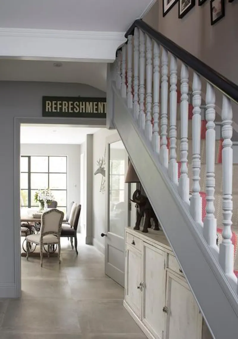 Staircase at Contemporary Wimbledon home, B1772 (photo 13)