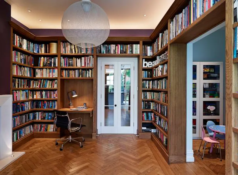Library at Acton family home, B1771 (photo 11)