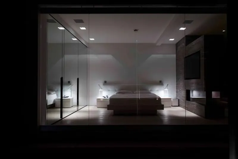 Bedroom at Tower Hamlets loft apartment, K417 (photo 21)