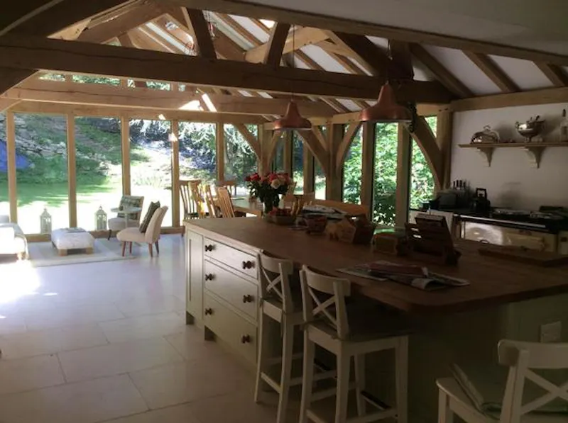 Kitchen at Combe Down country-style house, C887 (photo 4)