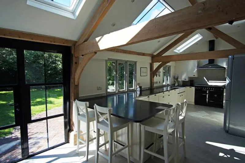 Kitchen at Stylish Dorking barn conversion, L670 (photo 10)