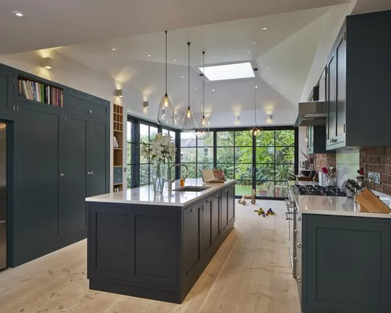 Kitchen at Colourful Peckham family home, D2324 (photo 6)