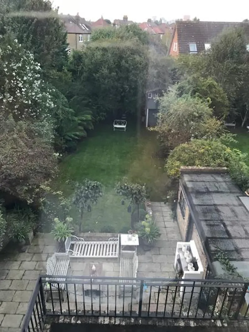 Garden at Acton family house, B1784 (photo 46)