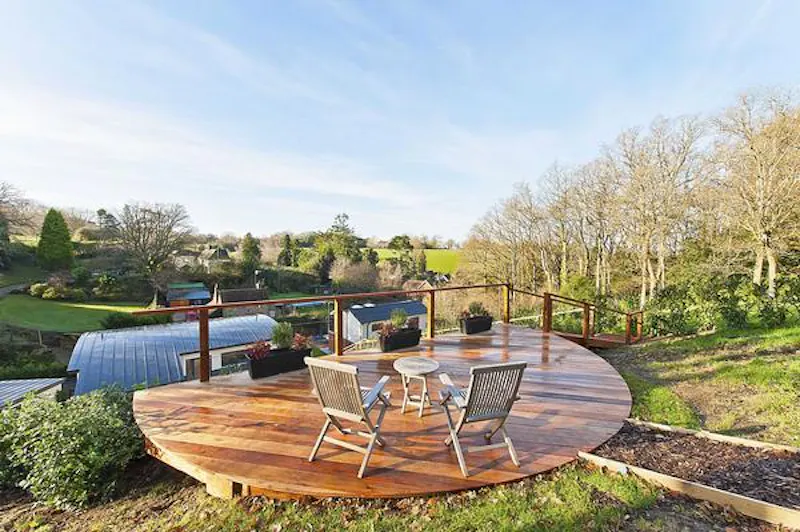 Views - country at South Downs eco house, K419 (photo 22)