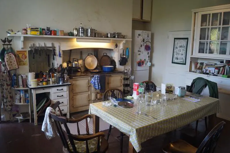 Kitchen at Faded Devon country house, A1446 (photo 15)