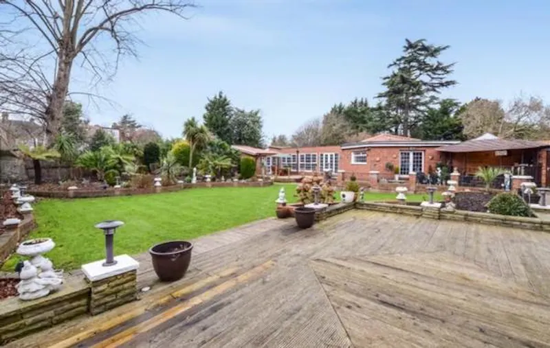 Terrace/Patio at South Woodford pool house, E444 (photo 12)