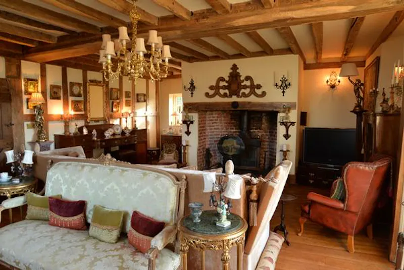 Fireplace at Medieval Manor and Barn, M311 (photo 4)