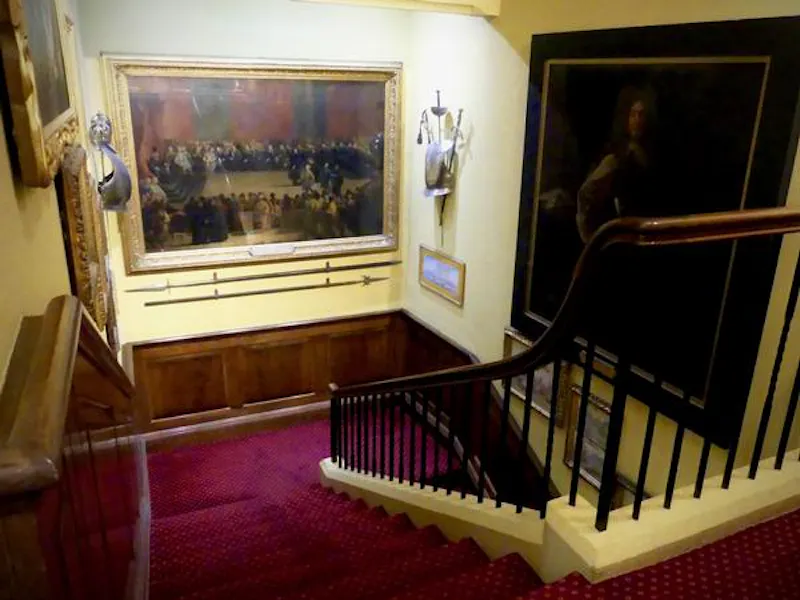 Staircase at Norman gatehouse in Farringdon, P600 (photo 21)