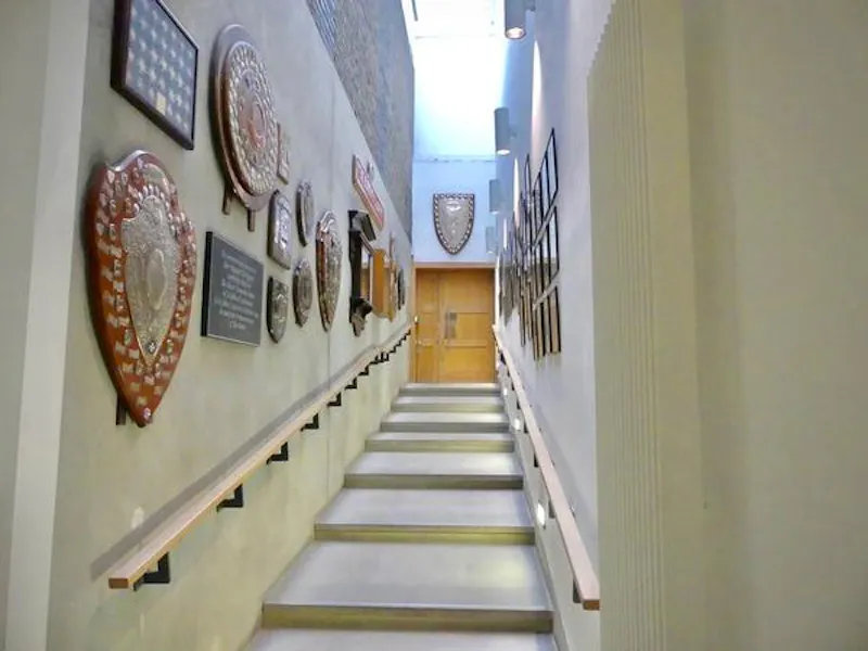 Staircase at Norman gatehouse in Farringdon, P600 (photo 29)