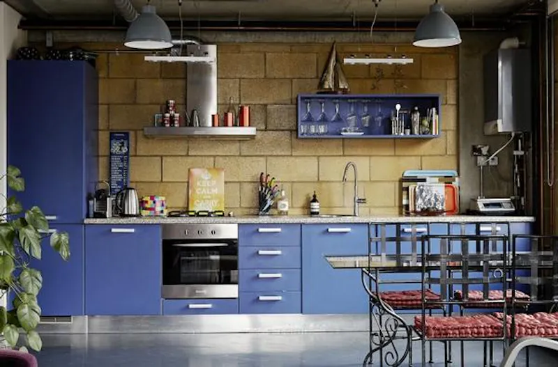 Kitchen at Two bedroom Shoreditch loft, F1123 (photo 13)