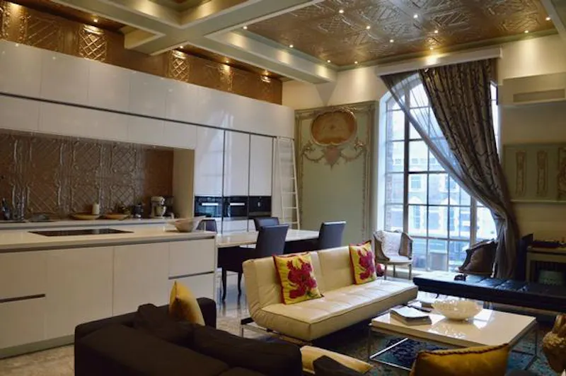 Kitchen at Exotic Hackney apartment, F1159 (photo 9)