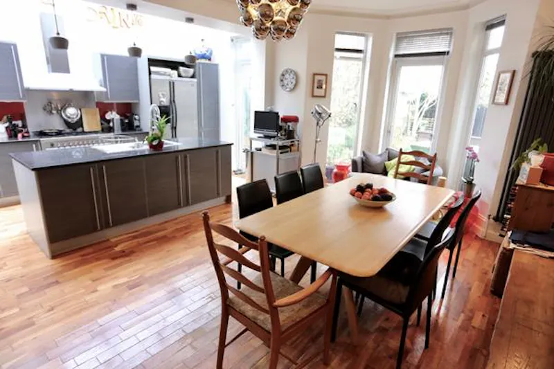 Dining room at Acton Edwardian family house, E451 (photo 15)