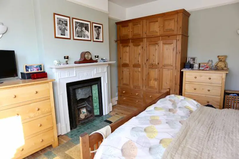 Fireplace at Acton Edwardian family house, E451 (photo 22)