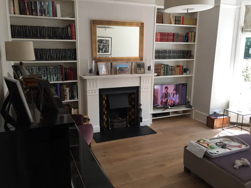 Fireplace at Wimbledon Victorian house, B1803 (photo 3)