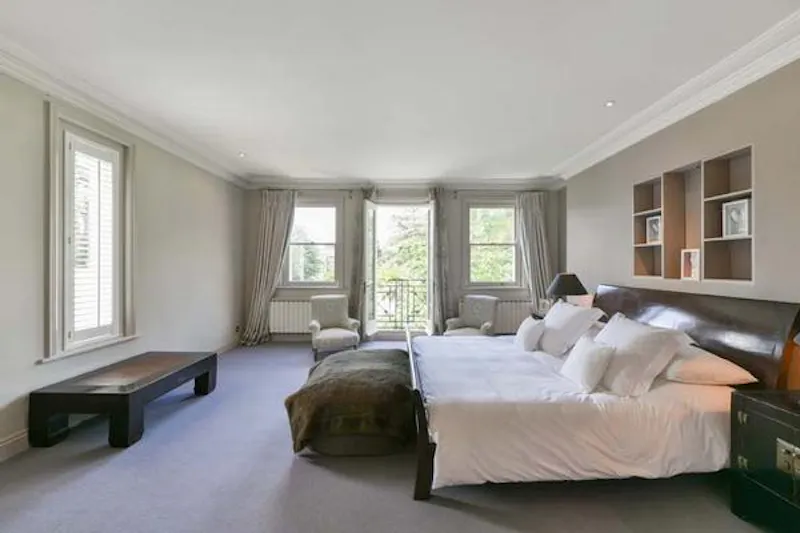 Bedroom at Wandsworth pool house, B1804 (photo 21)