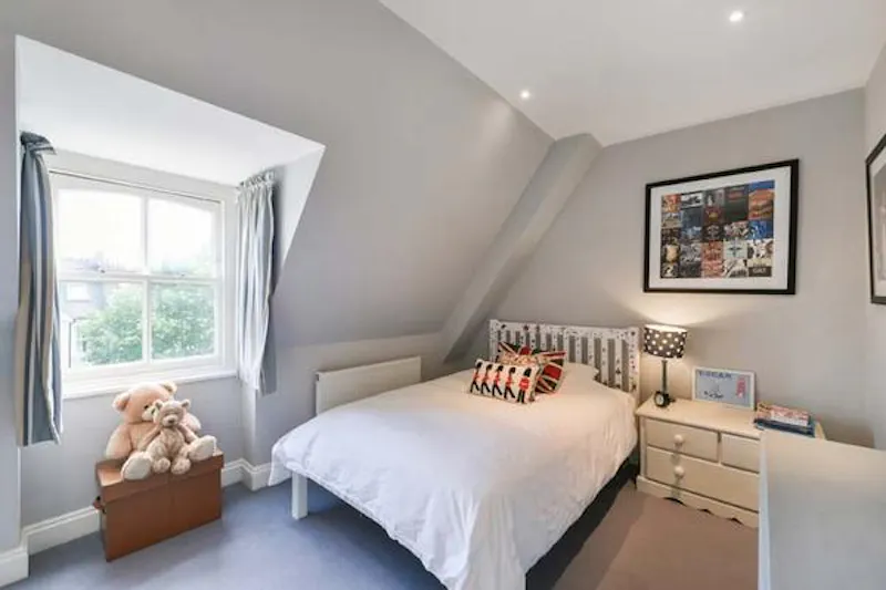 Bedroom at Wandsworth pool house, B1804 (photo 30)