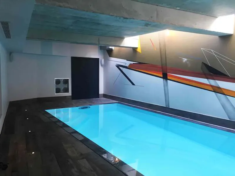 Swimming pool - indoor at East Dulwich bachelor pad, K433 (photo 18)