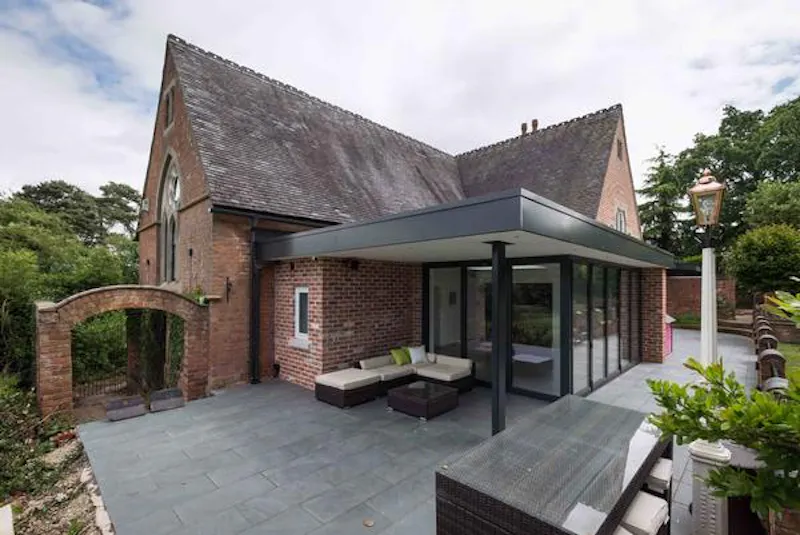 Terrace/Patio at Stunning Eccleshall school house , B1809 (photo 15)