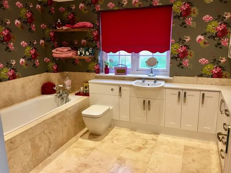 Bathroom at Colourful Wokingham house, D2359 (photo 22)
