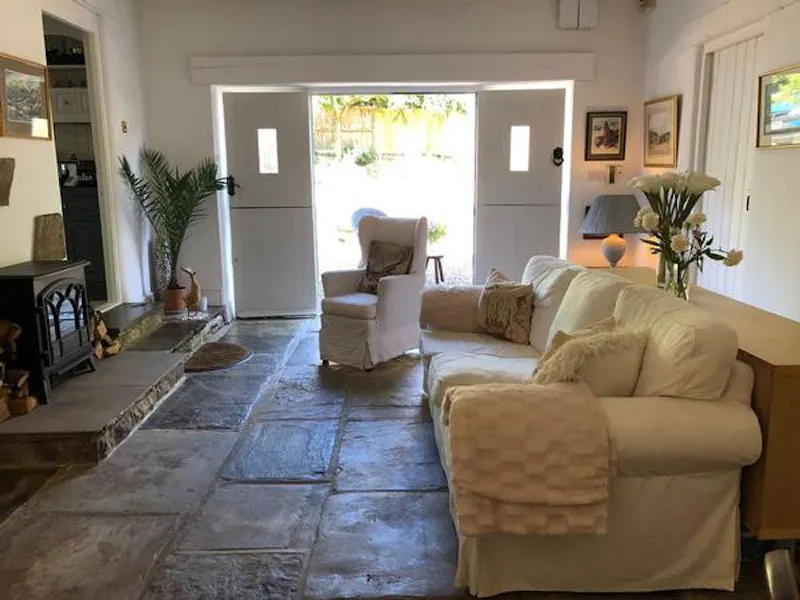 Living Room at Quirky Leeds barn conversion, L684 (photo 13)