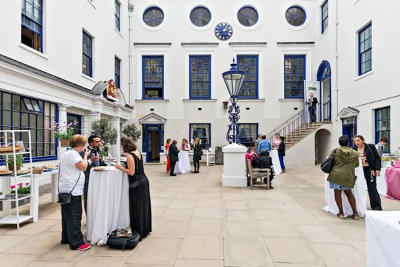 Courtyard at Opulent Blackfriars livery hall, A1463 (photo 2)