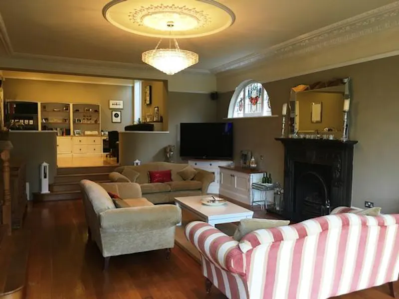 Fireplace at Double-fronted Sidcup home, B1827 (photo 6)