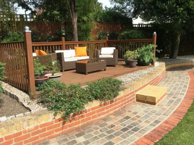 Terrace/Patio at Double-fronted Sidcup home, B1827 (photo 33)