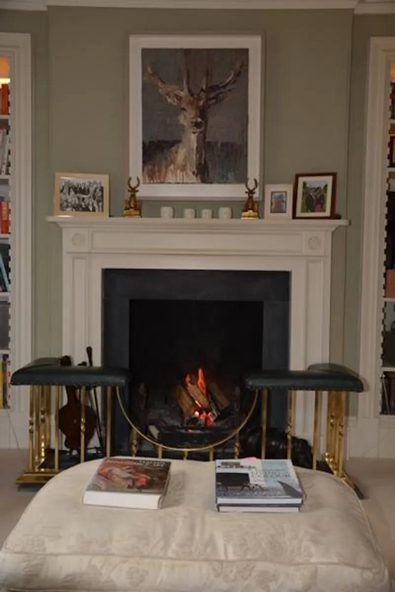 Fireplace at Micheldever manor farm house, A1465 (photo 7)